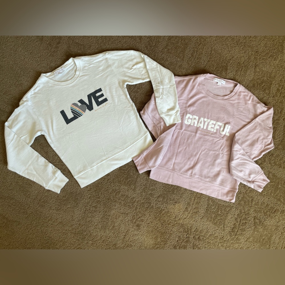 Spiritual gangster bundle love and grateful long sleeve knit shirts